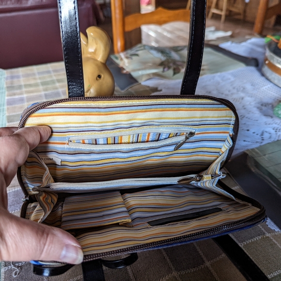 Kate Spade New York Brown and Blue Purse - Picture 7 of 14